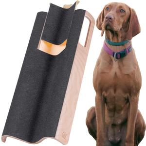M-Shaped Dog Scratch Pad for Nails with Treat Box, Dog Nail Scratch Board for Large Dogs, Dog Nail File Toy and Shorten Dogs Side Nail Easier (with Treat Box, XL)