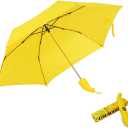Sun Rain Umbrella UM-Banana Folding Yellow Umbrella UV Protection for Outdoor Activities Fancy Gifts
