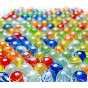 30 Pcs Color Mixing Glass Marbles Bulk Marble Games DIY and Home Decor, 25mm/1 inch, Assoted Color
