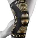 NEENCA Copper Knee Braces for Knee Pain Relief - 2 Pack Knee Sleeves Set, Knee Compression Sleeves with Copper Ions Infused Fiber for Sports, Workout, Arthritis, Meniscus Tear- FSA/HSA Eligible (Large)