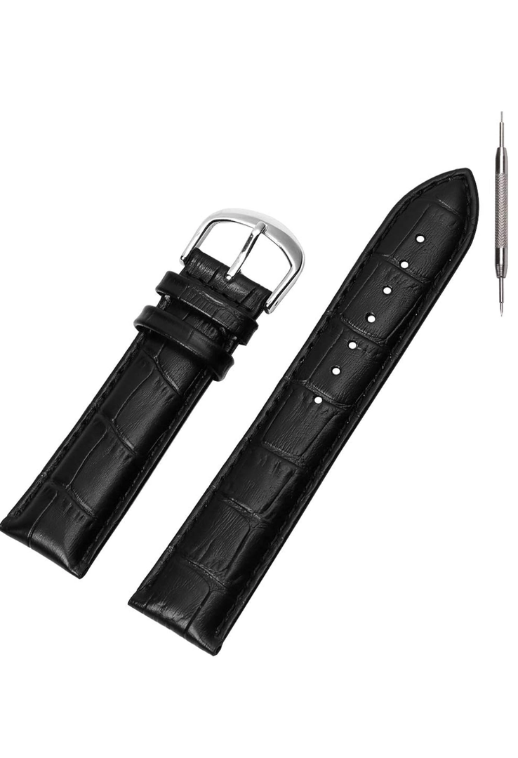 Design Leather Watch Bands, Classical Leather Watch Straps For Women&Mens Waterproof