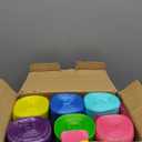 T.FORING 300 Count 1.2 Gallon Trash Bags - 4.5 Liter Colored Small Garbage Bags Unscented Mini Can Liners Leakproof & Tear Resistant for Bathroom, Office, Home