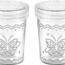 R.repad yay 4Pack 20oz Glass Jars with Lids, Mason Jars, BPA free Wide Mouth Glass Jars with Lids, Food Storage Containers for Snacks, Yogurt, Salad, Fridge, Meal Prep（Mixed color）