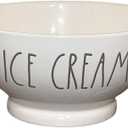 Farmhouse Ceramic Ice Cream Bowl, 6 Inch