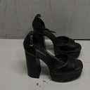 DREAM PAIRS High Heels Chunky Block Platform Heels for Women Ankle Strap Sexy Open Square Toe Heels Dressy Pumps Sandals, Size 9.5,Black, SDHS2324W