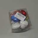 HipTree Mini Patriotic 4th of July Tree Ornaments Decorations,12ct 1.57Inch Red White Blue Heart Shaped Baubles for Memorial Day, Independence Day,Veterans Day, Flag Day,American Party Decorations