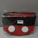 Felt Bag Basket Basket w/Handle RED & BLACK Mouse Ears Easter Toy Basket New 3 Pack