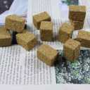 Mini Hay Bales Decorative Straw Bales, 12Pcs Mini Haystack Miniature Hay Bales for Dollhouse, Craft, Farm, Halloween, Table Decor, Autumn Harvest Decoration (12)