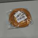 Tie Out Cable for Dogs,10/20/30/50/100FT Dog Leads for Yard Chew Proof,Heavy Duty Tie Out Cable for Large Dogs Up to 125lbs,Dog Runner Tether (Orange, 125Ibs 50ft)