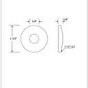 Westbrass A128-2-12 1/2" Sure Grip Low Pattern Flange for Copper Pipe (5/8" OD), Oil Rubbed Bronze (2-Pack)