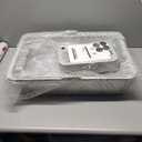 Stainless Steel Cat Litter Box with Lid, XL Extra Large Litter Box for Big Cats, Enclosed Removable Metal Litter Boxs with High Sided Enclosure & Scoop, Anti-Leakage, Non-Sticky, Easy Cleaning(Grey)