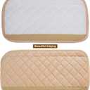 Extra Long Seatbelt Covers for Adults Kids Women & Men, Soft Car Seat Belt Strap Cushion for Sedan, SUV, Trucks, Shoulder Neck Chest Protector Pads, Auto Accessories, 1pc, Beige 15.5in