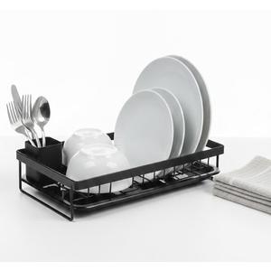 Retractable Sink Dish Rack, Draining Rack Black Wire Shelf, HC-SW02