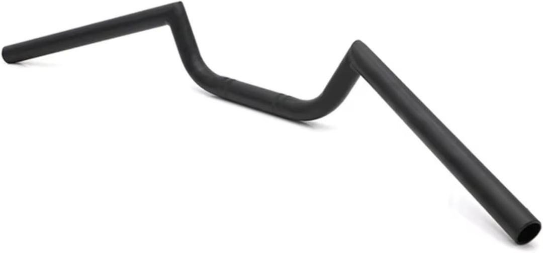Handlebar 22mm Retro Motorcycle 7/8'' Handle Bar Steering Bar Precision Mitered Welded For Chopper Bobber Scrambler Cafe(22mm Black)