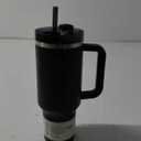 STANLEY Quencher H2.0 Tumbler with Handle and Straw 40 oz | Flowstate 3-Position Lid | Cup Holder Compatible for Travel | Insulated Stainless Steel Cup | BPA-Free | Black 2.0