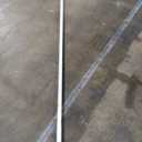 2-Pack Butecare Frameless Shower Door Side Seal Strip for 1/2" Glass Doors, Vertical Polycarbonate H-Jamb 180 Degree 78" Long