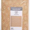 2 x The Gift Wrap Company 58-191635 Gingerbread Holiday Flat Gift Wrapping Paper Sheet Set, 30" x 23", Tan Multicolor, 3 Pieces