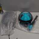 QingSong Full Face Snorkel Mask for Adults, Snorkeling Gear with Camera Mount, 180 Degree Panoramic View Snorkel Set Anti-Fog Anti-Leak (Small-Medium, 2 Pack - Black+Black Green)