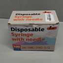 1ML Syringe, Lab Supplies Syringes 29G 1/2 Inch with Cover, Individually Wrapped, Pack of 100