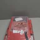 VERONLY Christmas Ornament Storage Box with 8 Trays, Christmas Storage Container for 128-3'' Holiday Ornament Decorations, Large Xmas Organizer with Adjustable Dividers, Dual Zipper and Pocket (Red)