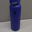 Hydro Flask Water Bottle - Insulated Stainless Steel - Wide Mouth Flex Lid, Non Spill, Leakproof and Refillable in 40 Oz Capri Blue