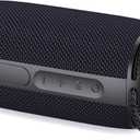 Bluetooth Speaker, Speaker Bluetooth Wireless with Light, BT5.3, IPX6 Waterproof Electronic Gadgets for Home/Party/Outdoor, Birthday Gift (Black)