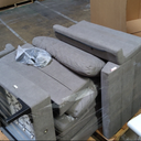 Large 3-Seat Sofa Sectional with Metal Legs for 3-4 people