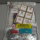 Winlyn 24 Sets Halloween Pumpkin Suncatcher Wind Chime Ornaments Decorations DIY Window Paint Art Suncatcher Craft Kits Pumpkin Sun Catchers for Kids Classroom Halloween Activities Holiday Art Project