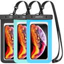 Newppon 3pcs Waterproof Floating Bag Phone Case Waterproof Pouch Outdoor Phone Protector Cellphone Bag Ipx8
