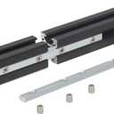 10PCS Straight Line Inside Connector Joint Bracket Length 3.9 Inch with M5 Screws for 6mm T Slot Aluminum Extrusion Profile 2020 Series