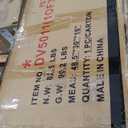 Wakefit Reversible Sectional Sofa Couch, Sleeper Sofa Bed with Storage Chaise Pull Out Couch for Living Room | Hidden Stroge | Pull Out Bed | Removable Backrest | Linen Fabric,Incomplete, 1 of 3, Box #1, DeepGrey