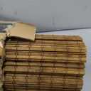 UNISHADES Cordless Bamboo Roman Shades for Windows, Blinds Size (29" W 64" H) Colour (Highfield Teak)