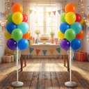 Balloon Column Kit for Floor-Balloon Columns with Stand, Base and Pole,Balloon Tower Backdrop Decoration for Wedding, Baby Shower, Birthday Party, or Bachelorette Parties (MULTICOLOR)