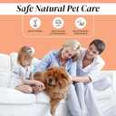 Foam Dog Paw Cleaner - Alcohol Free Foaming Paw Sanitizer Spritz - Made with Coconut, Aloe, Copaiba Oil, and Lemongrass Oil to Nourish and Clean Paws - Made in The USA (1.7 oz)