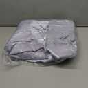 Obstal Vinyl Tablecloth for Picnic Camping Outdoor, 100% Waterproof Oil-Proof Spill-Proof PVC Table Cloth, Wipeable Thick Rectangle Tablecloth Cover (54 x 144 inch, Light Grey)