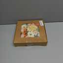 Artificial Flowers Combo, Fake Flowers for DIY Tables, Centerpieces, Baby Shower, Bridal Shower, Wedding Bouquet Arrangements, Party Candle Holder, Cake Decor Flower Home Decorations (Warm Orange White)