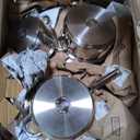 Cook N Home Kitchen Cookware Sets, 12-Piece Basic Stainless Steel Pots and Pans, Silver