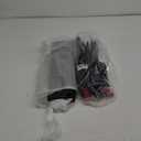 iClimb Extendable Folding Table Large Tabletop Area Ultralight Compact with Hollow Out Tabletop for Camping Backpacking Beach Concert BBQ Party, Three Size (Black - XL + Hanger)