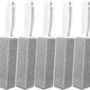 AZEN 5 Pack Pumice Stone for Cleaning, Pumie Scouring Stick with Handle, Pumice Stone Toilet Bowl Cleaner, Hard Water Stain Remover for Toilet, Bathroom, Kitchen Sink, Grill