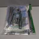 Fountain Pump Nozzle kit 8PC Mushroom Spray Head Kit for Pond Pumps - Water Fountain Nozzle Set Submersible, Black (Large)