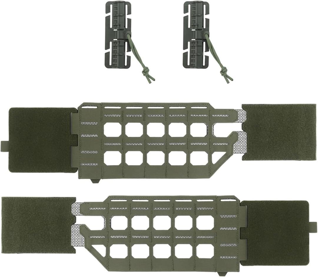 Tactical MOLLE Vest Quick Release Elastic Cummerbund, Lightweight Girdle Side Belt Cumberbund Set