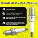 Set of 2 Ignition Coils Pack FP85-18-100C-9U UF407 & 4 PCS Iridium Spark Plugs with Wire Set Compatible with Mazda Protege 2001-2003 Protege5 2002-2003 2.0L L4