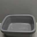 3 Packs 16 L Plastic Wash Basin Tub, Grey Kitchen Dishpan
