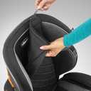 Chicco KidFit Zip Plus 2-in-1 Belt-Positioning Booster Car Seat, Backless and High Back Booster Seat, for Children Aged 4 Years and up and 40-100 lbs., Seascape/Blue, EXP: APR2034