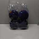 PullCrease 4 Pcs Large Velvet Christmas Balls 6 Inch Christmas Tree Decorations Xmas Ornaments Balls for Family Holiday Wedding Party Xmas Tree Hanging Decoration (Navy Blue)