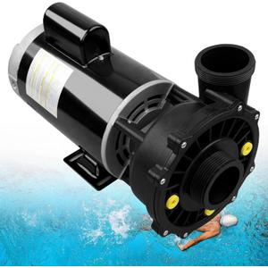 3721621-1D 4HP Spa Pump Hot Tub Motor, Executive 56 Frame, 230V 2-Speed 3450 RPM, 2" Intake & Discharge Ports