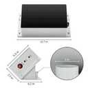 Solar Fence Charger, Briidea 5.6 Miles Solar Electric Fence Charger, 0.2 Joules, Preventing Predators from Intruding, IP66 Waterproof, Save Your Money