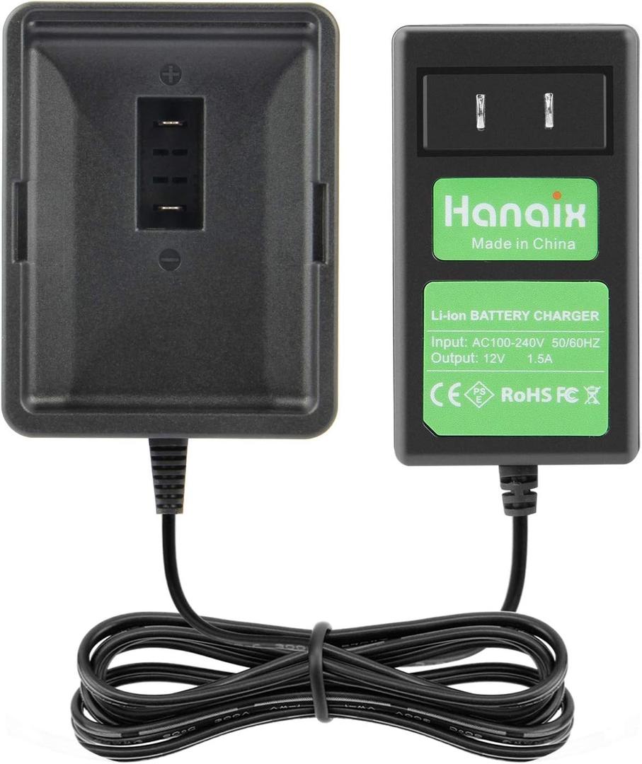 12V Lithium Charger for Ryobi CB120L CB121L BPL-1220 L1212R CD100 130503001 130503005 (not for CB120N) for Ryobi 12V Portable Charger