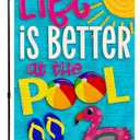 Life is Better at the Pool Garden Flag 1218 Inch Double Sided Summer Pool Holiday Yard Decoration(A)