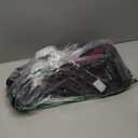 Mask Fins Snorkeling Gear for Adults, Full Face Snorkel Mask & Adjustable Swim Fins Snorkel Set, Panoramic View Snorkel Mask Dry Top Anti-Fog Anti-Leak (Black)